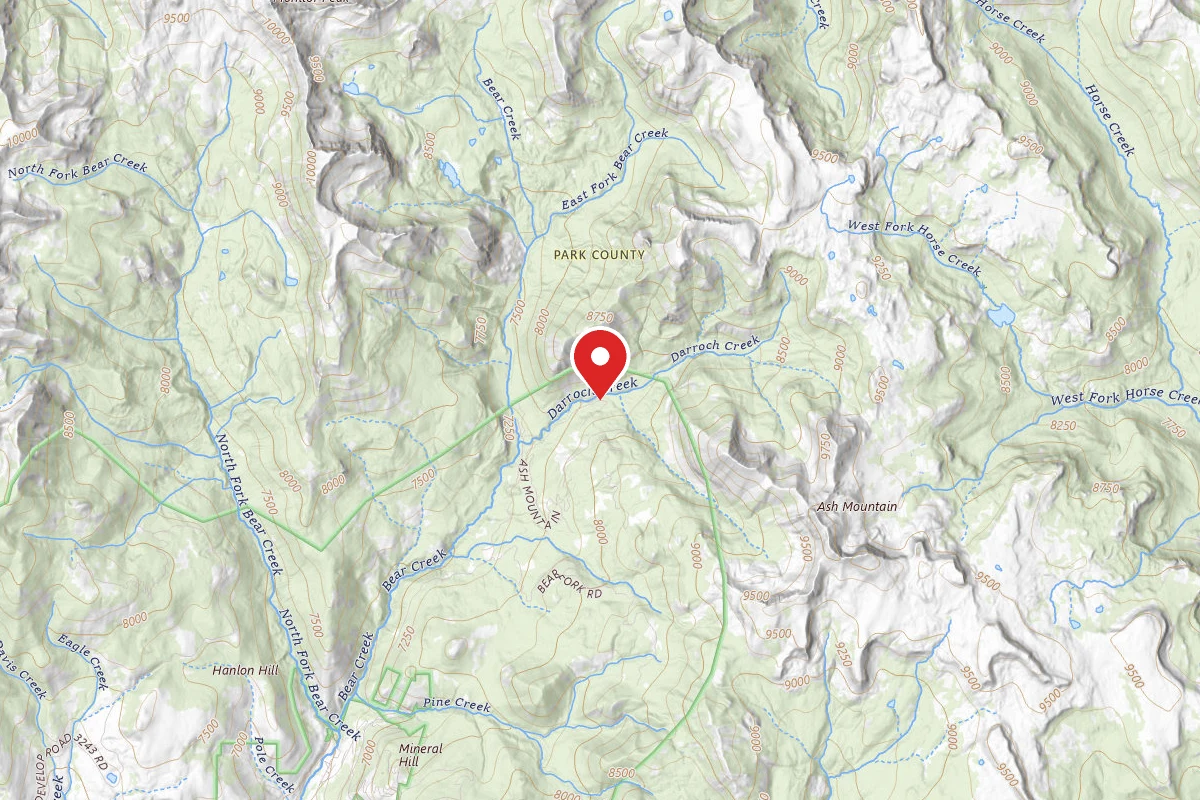 Custer Gallatin Dispersed Campsite DARROCH CREEK ROAD-006
