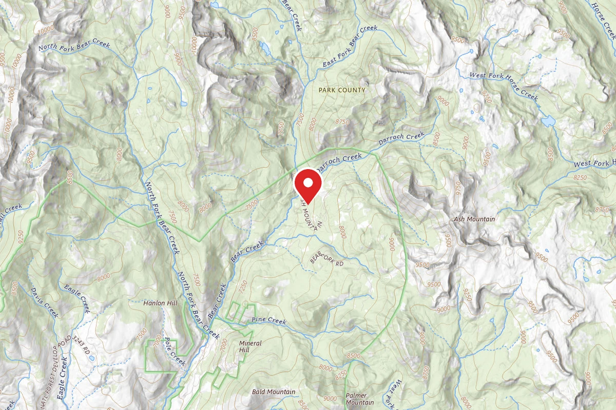 Custer Gallatin Dispersed Campsite ASH MTN ROAD-002