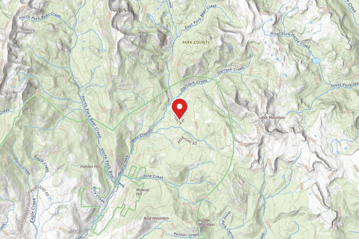 Custer Gallatin Dispersed Campsite ASH MTN ROAD-003