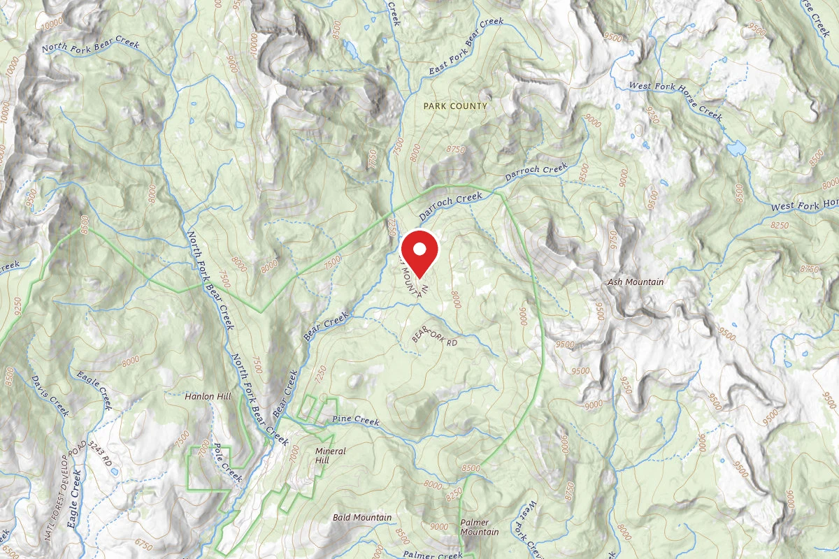 Custer Gallatin Dispersed Campsite ASH MTN ROAD-005