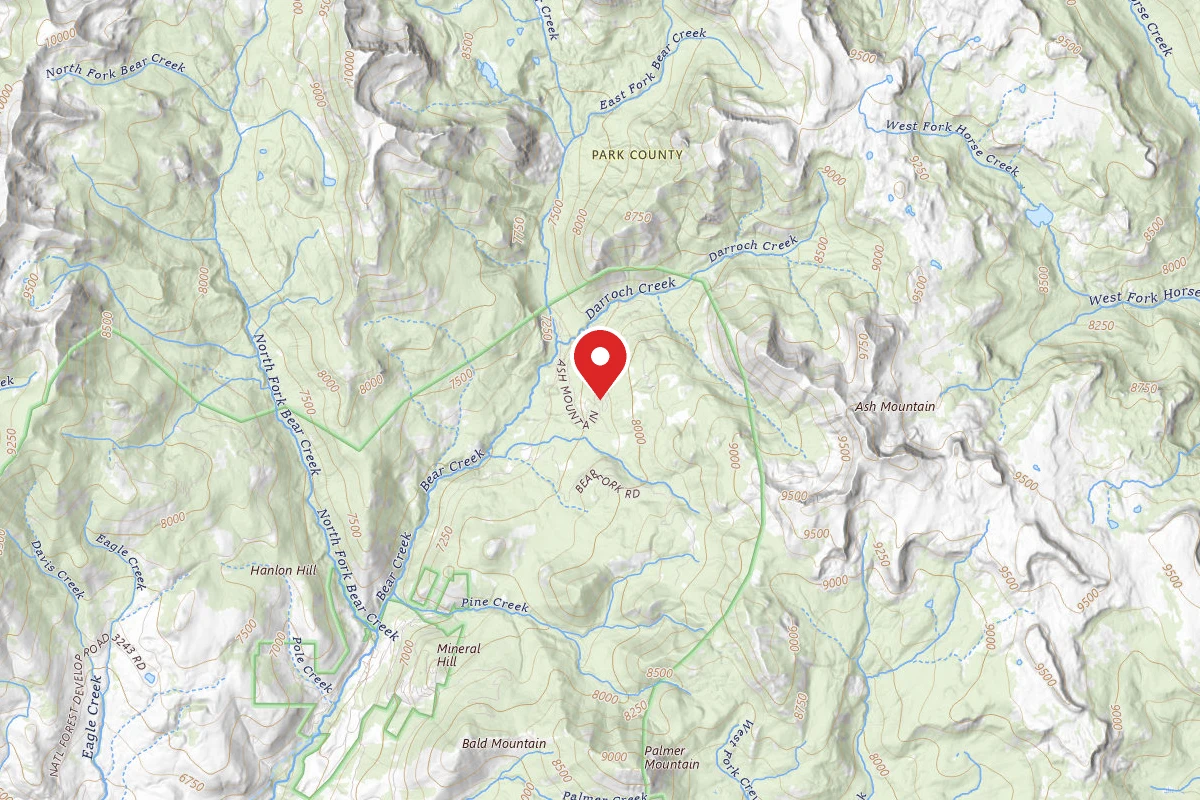 Custer Gallatin Dispersed Campsite ASH MTN ROAD-006