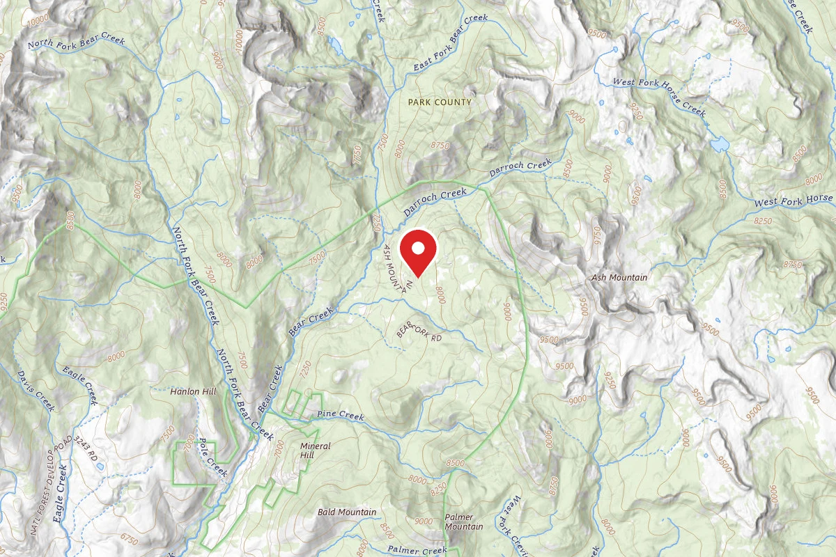 Custer Gallatin Dispersed Campsite ASH MTN ROAD-007