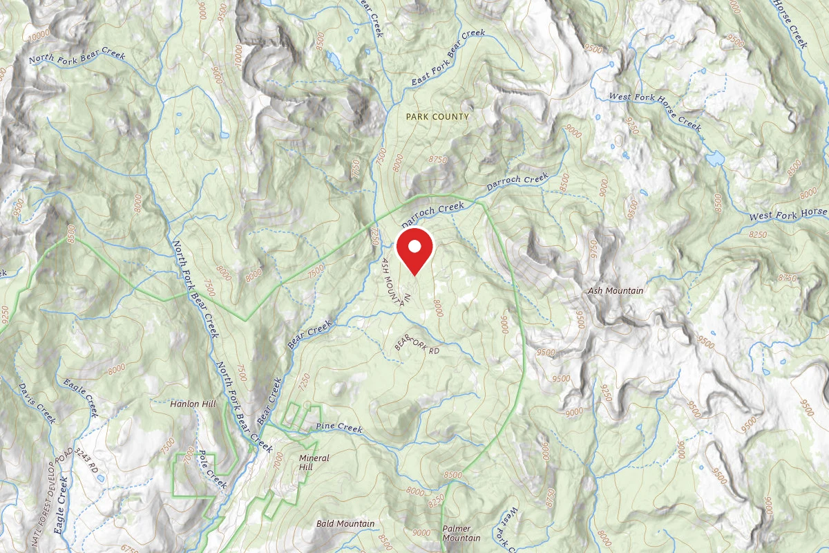 Custer Gallatin Dispersed Campsite ASH MTN ROAD-008