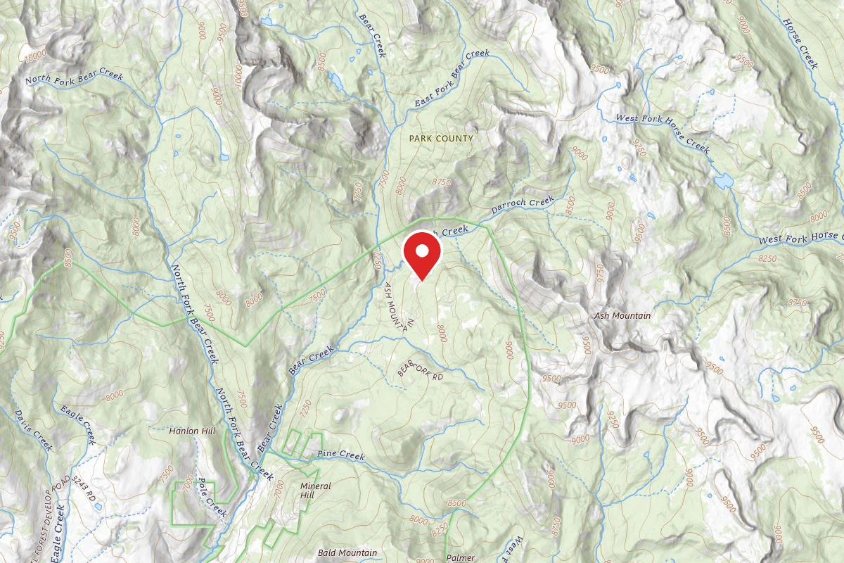 Custer Gallatin Dispersed Campsite ASH MTN ROAD-011