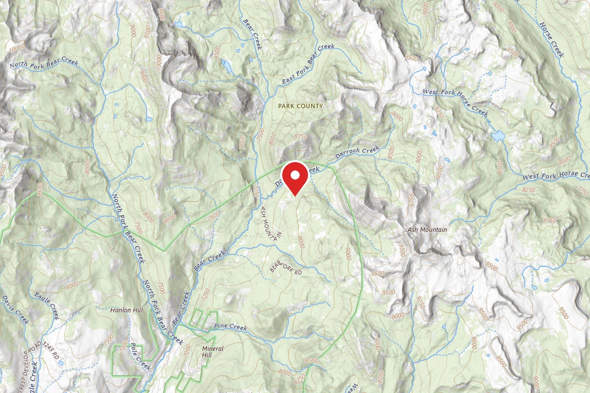 Custer Gallatin Dispersed Campsite ASH MTN ROAD-012