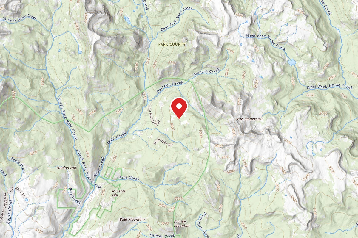 Custer Gallatin Dispersed Campsite ASH MTN ROAD-013