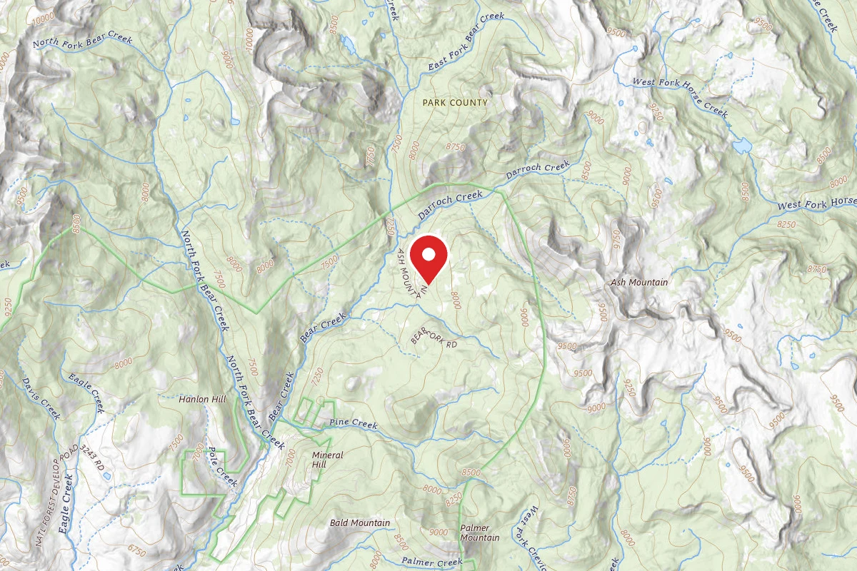 Custer Gallatin Dispersed Campsite ASH MTN ROAD-015