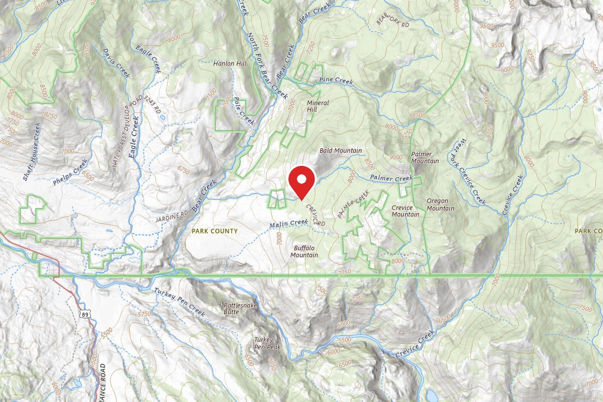 Custer Gallatin Dispersed Campsite PALMER MTN ROAD-003