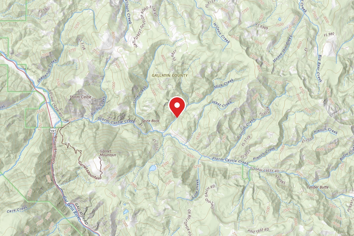 Custer Gallatin Dispersed Campsite FR644-01 MICA CK