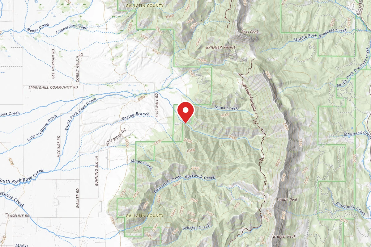 Custer Gallatin Dispersed Campsite FR1178-01 TRUMAN GULCH