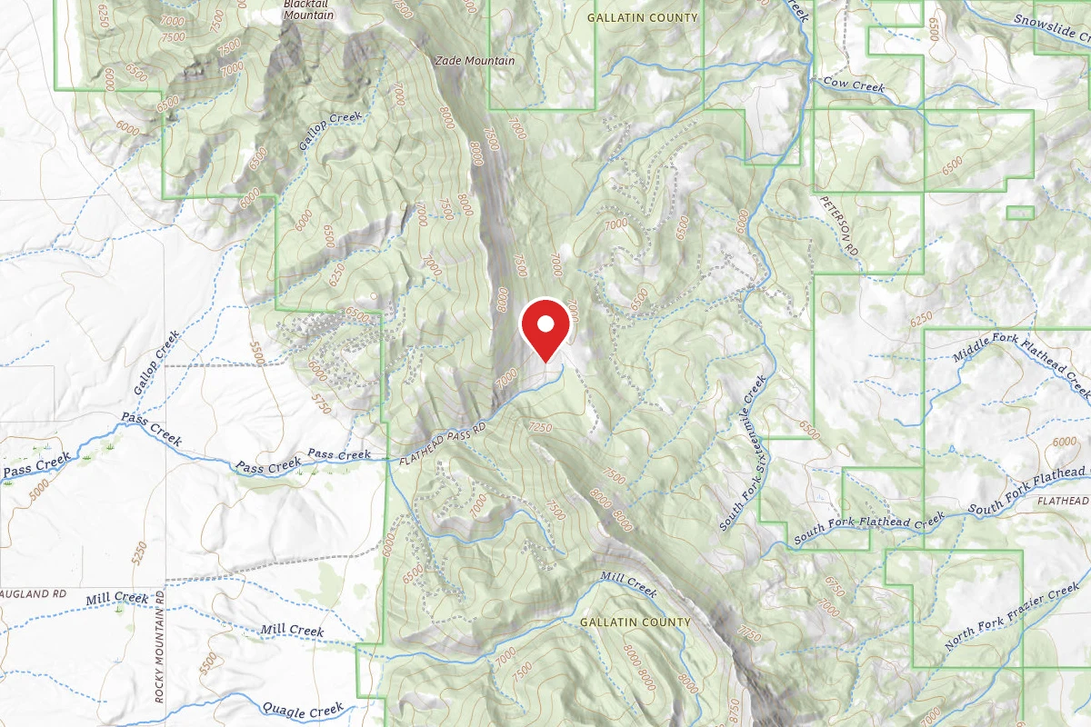 Custer Gallatin Dispersed Campsite FR6931-09 FLATHEAD PASS