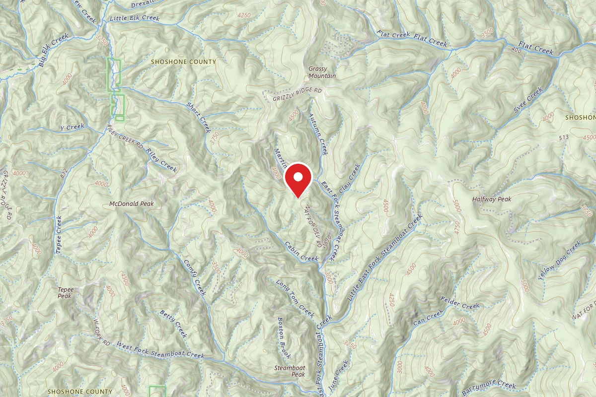 Idaho Panhandle Dispersed Campsite RD 2329 MM 2.9