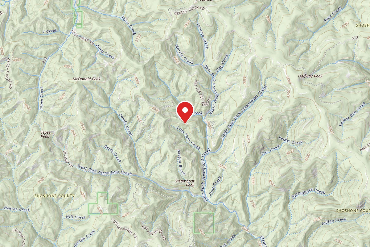 Idaho Panhandle Dispersed Campsite RD 900