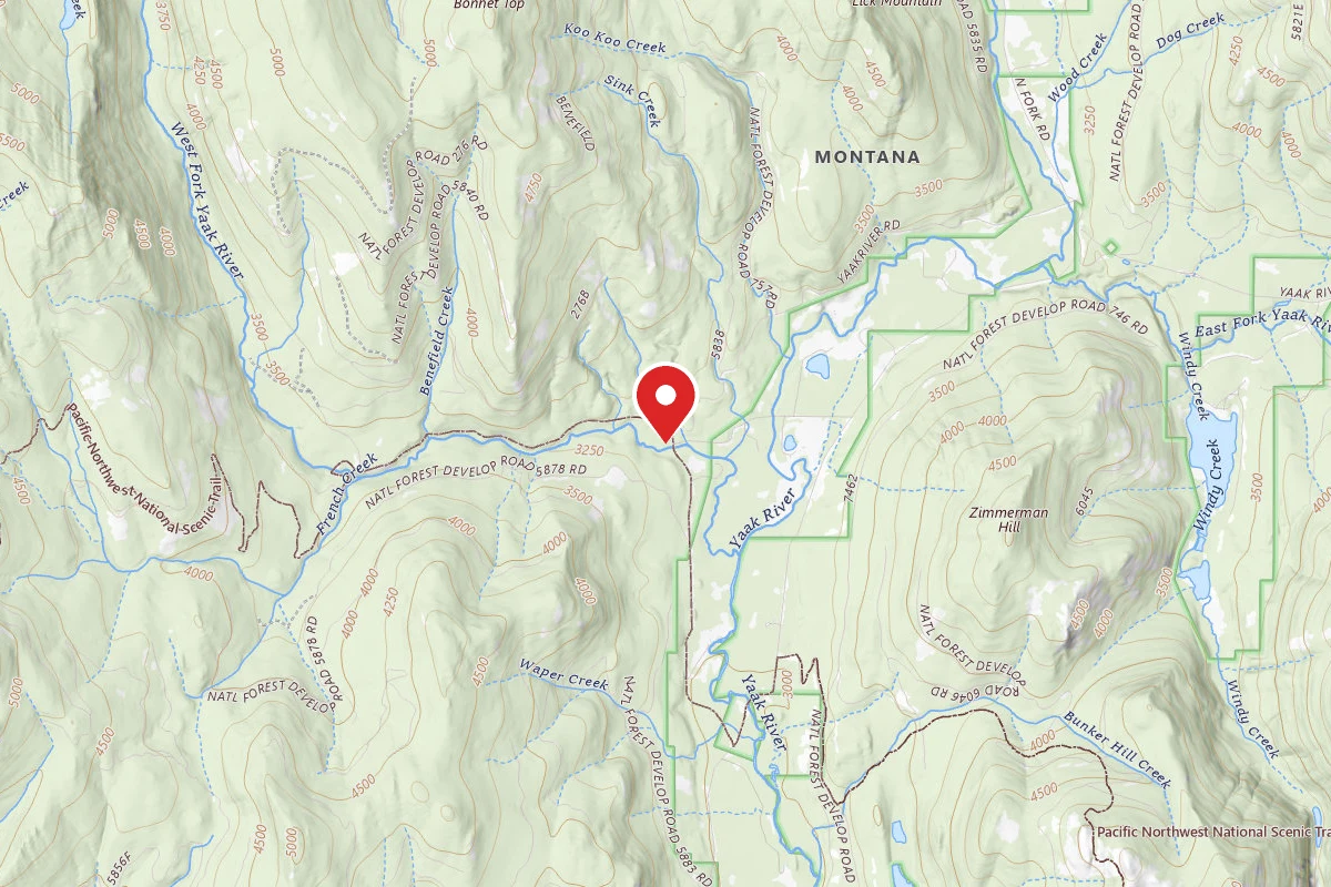 West Fork Yaak Campsite