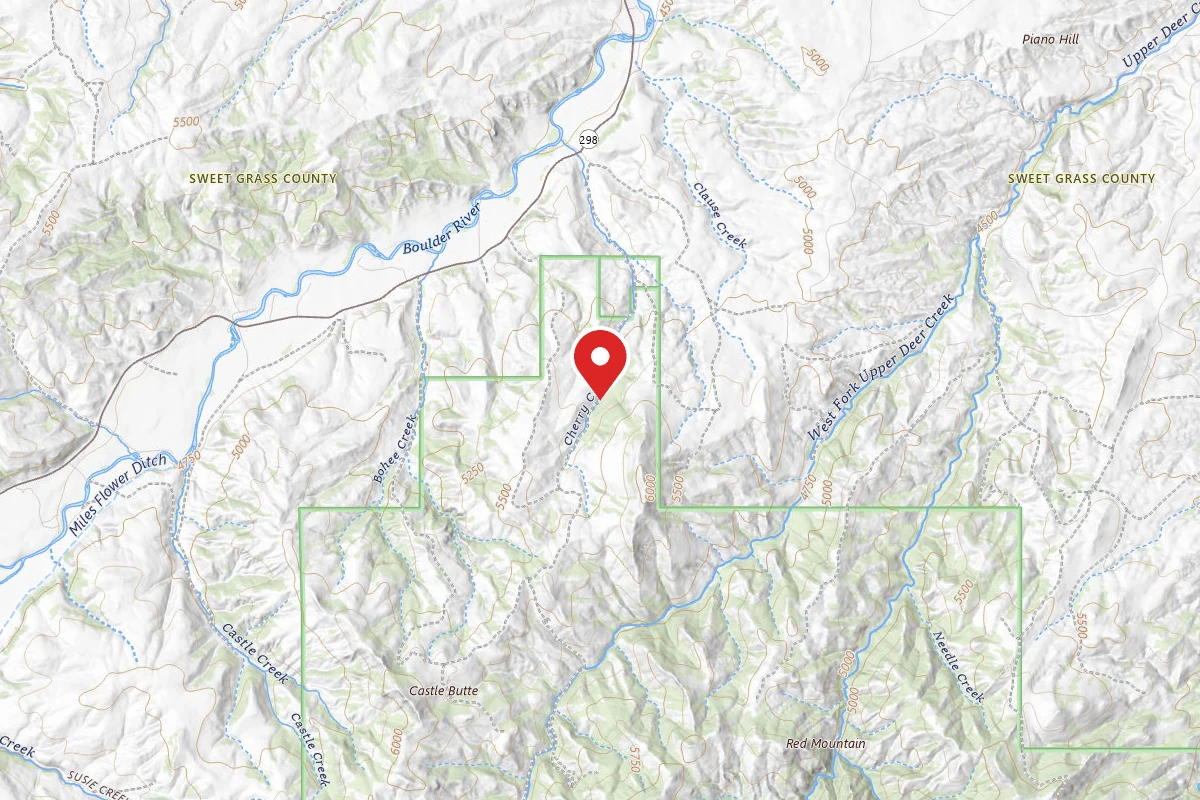 Custer Gallatin Dispersed Campsite WEST DEER CREEK001