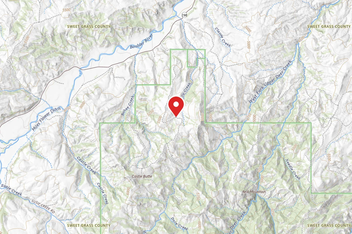Custer Gallatin Dispersed Campsite WEST DEER CREEK 002