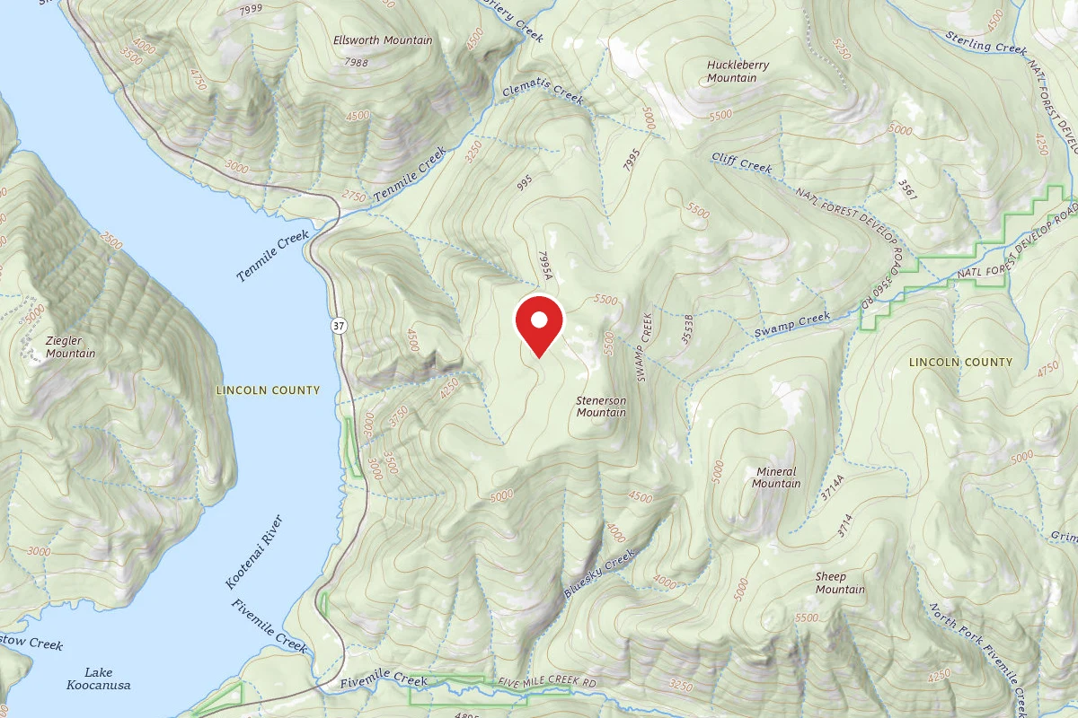 Kootenai Dispersed Campsite RD 7173A