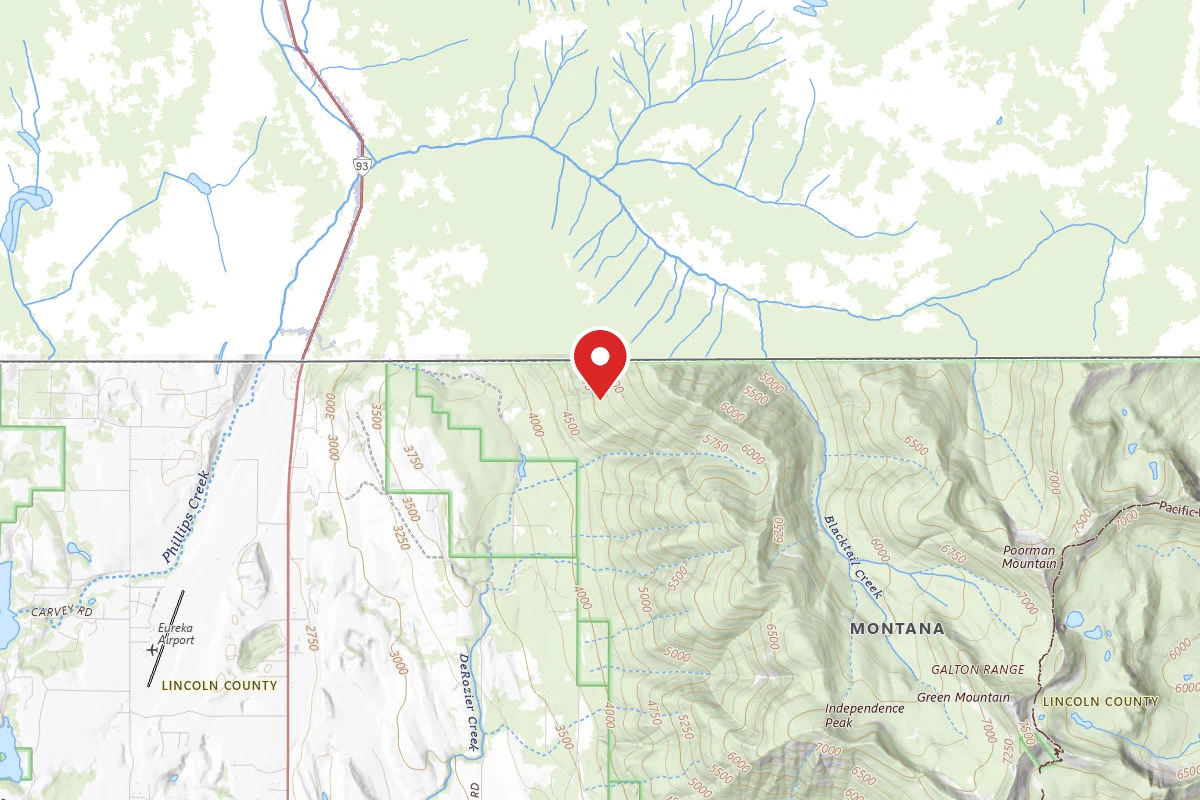 Kootenai Dispersed Campsite PNT03 TR92 SITE B