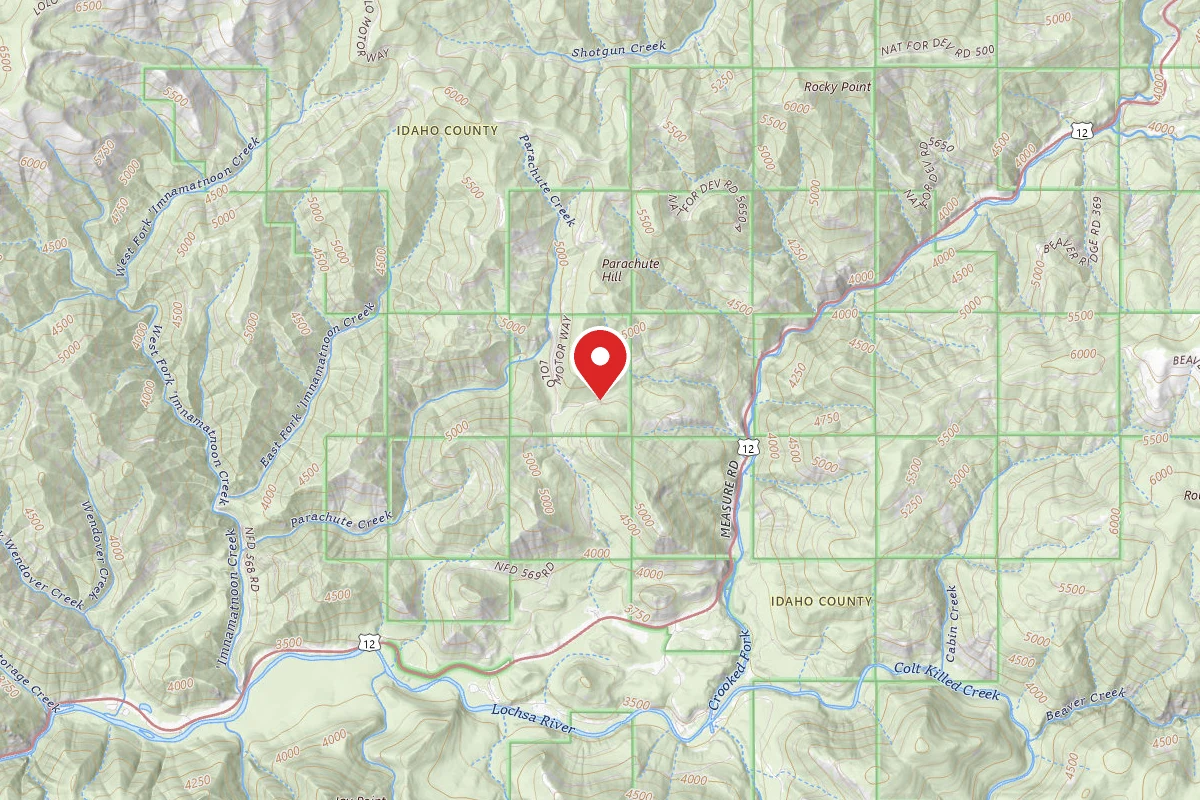 Nez Perce-Clearwater Dispersed Campsite POW5650RD-001