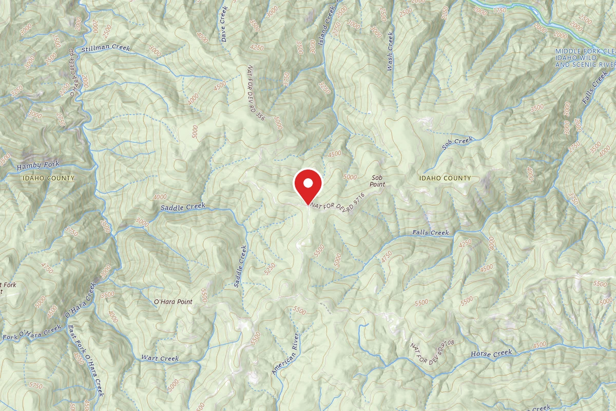 Nez Perce-Clearwater Dispersed Campsite MC356RD-001