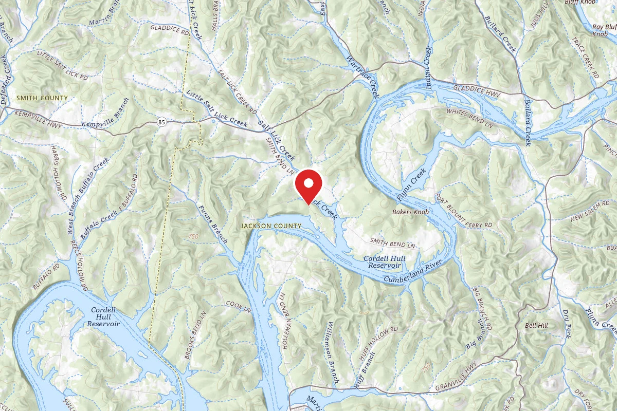 COE Cordell Hull Lake Salt Lick Creek Campground