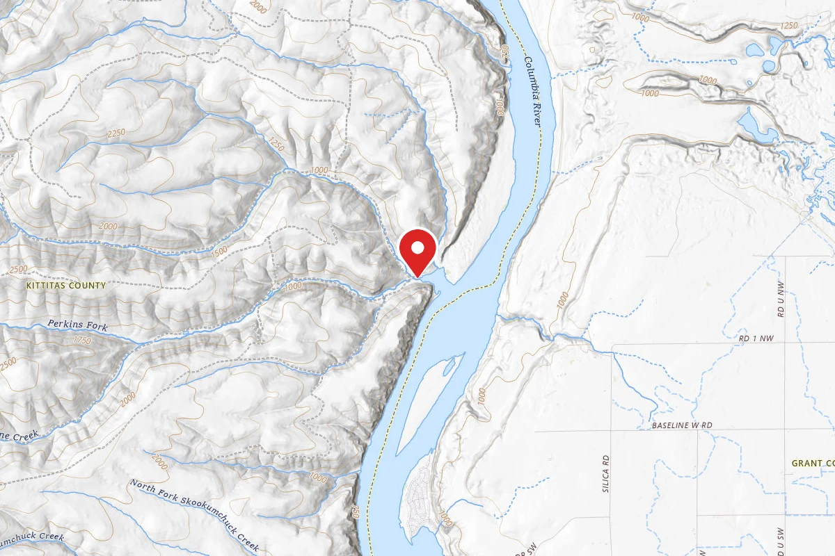 Dry Gulch on Columbia River