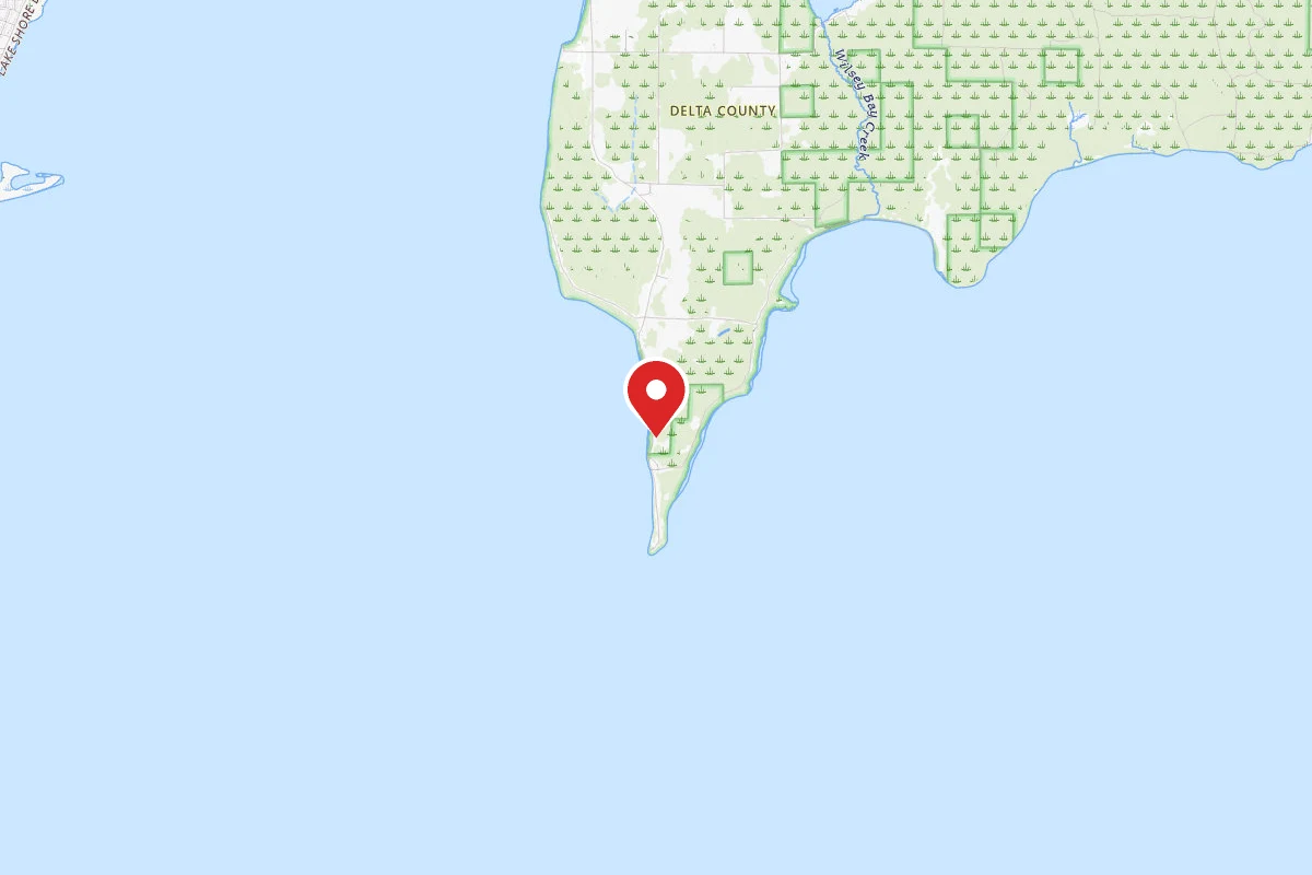 Peninsula Point Lighthouse Access Road - Dispersed
