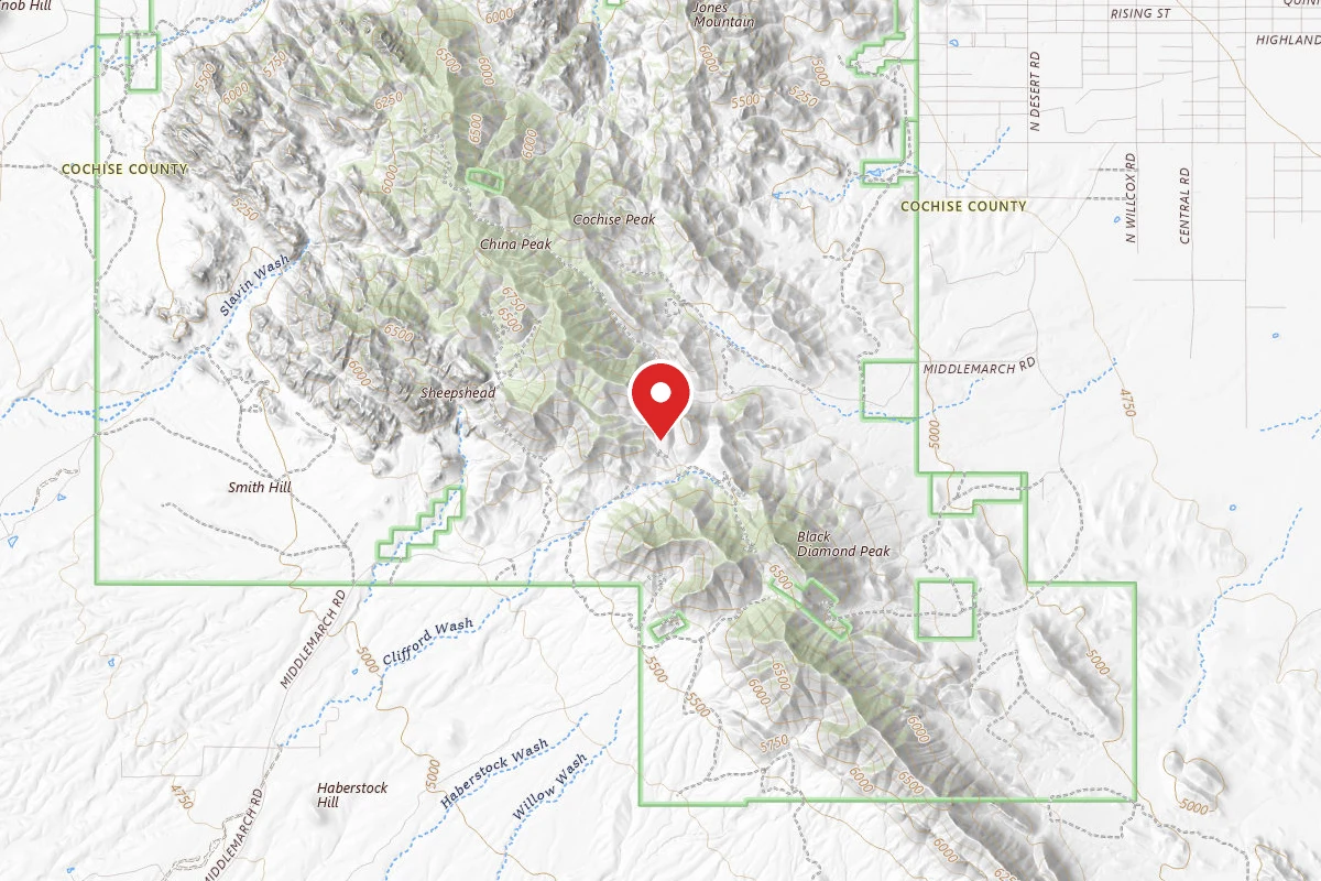 Middlemarch Pass Dispersed Camping
