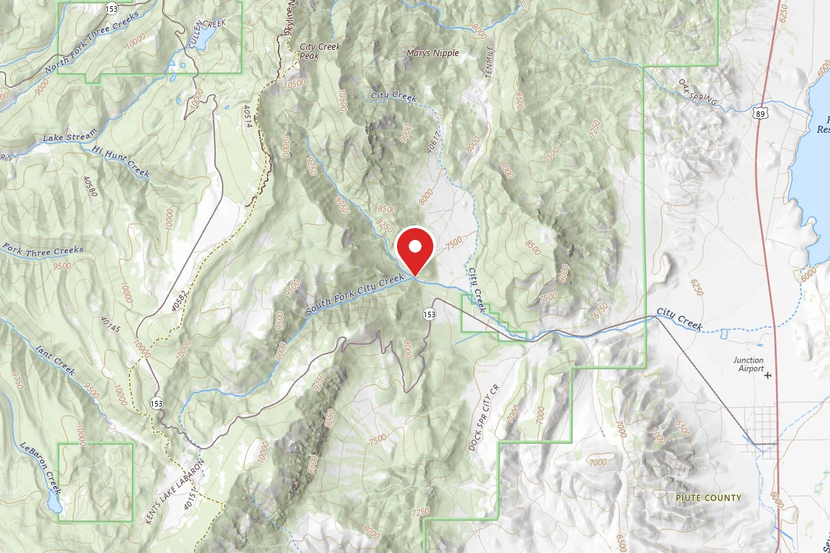 Fishlake National Forest City Creek Rec Site