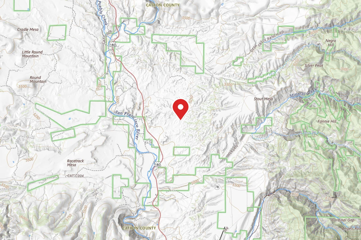 Gila NF Dispersed - Cosmic Campground