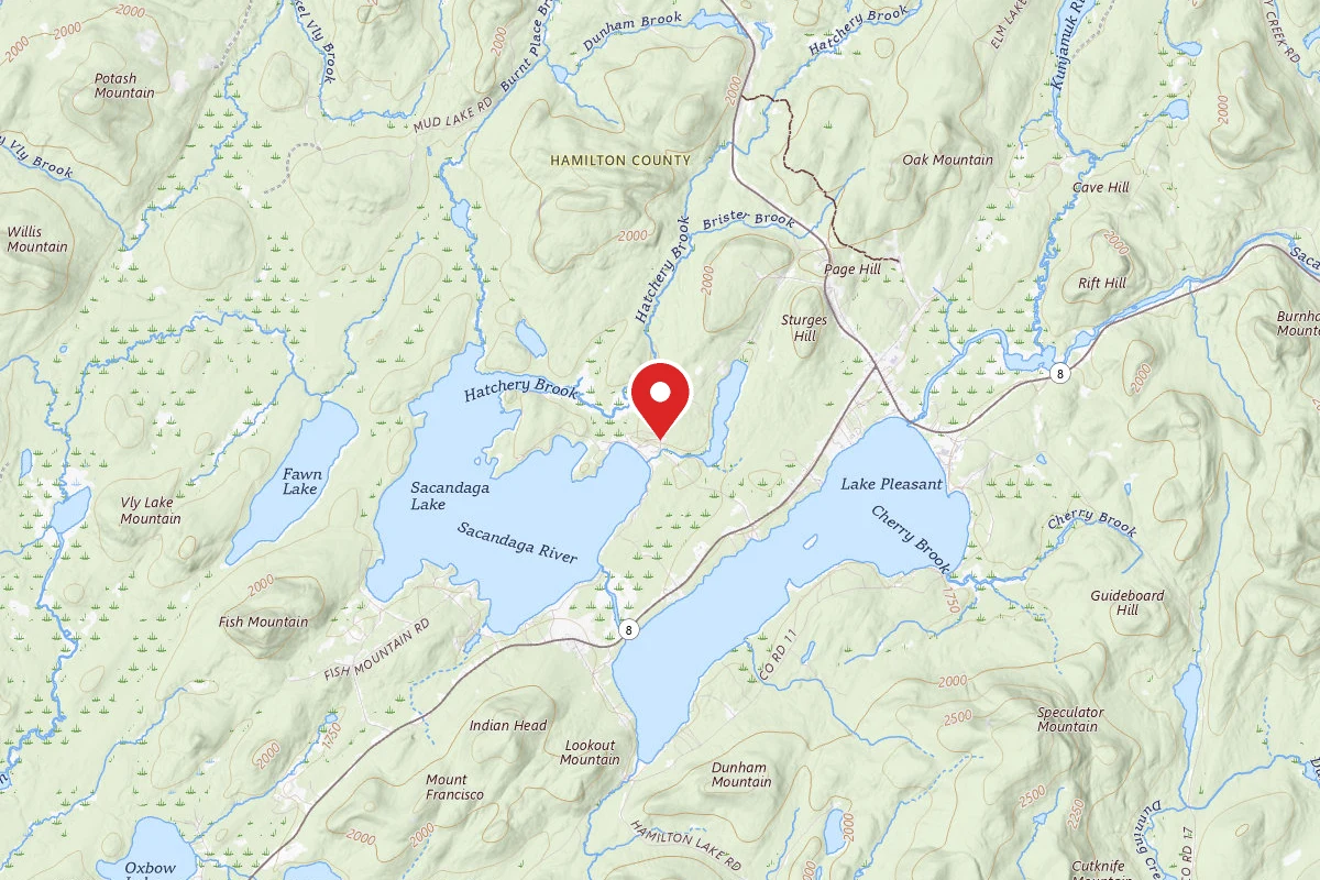 Moffit Beach Adirondack Preserve