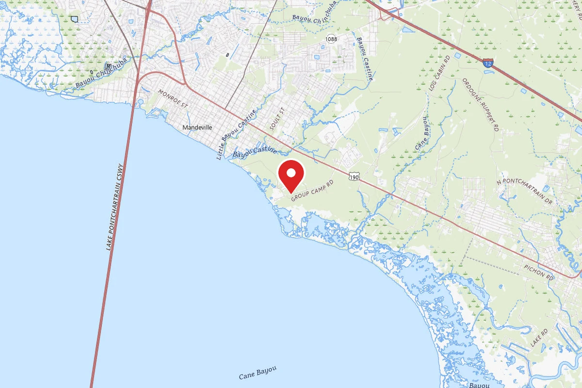 Tentrr State Park Site - Louisiana Fontainebleau State Park - Paddle Out J - Single Camp