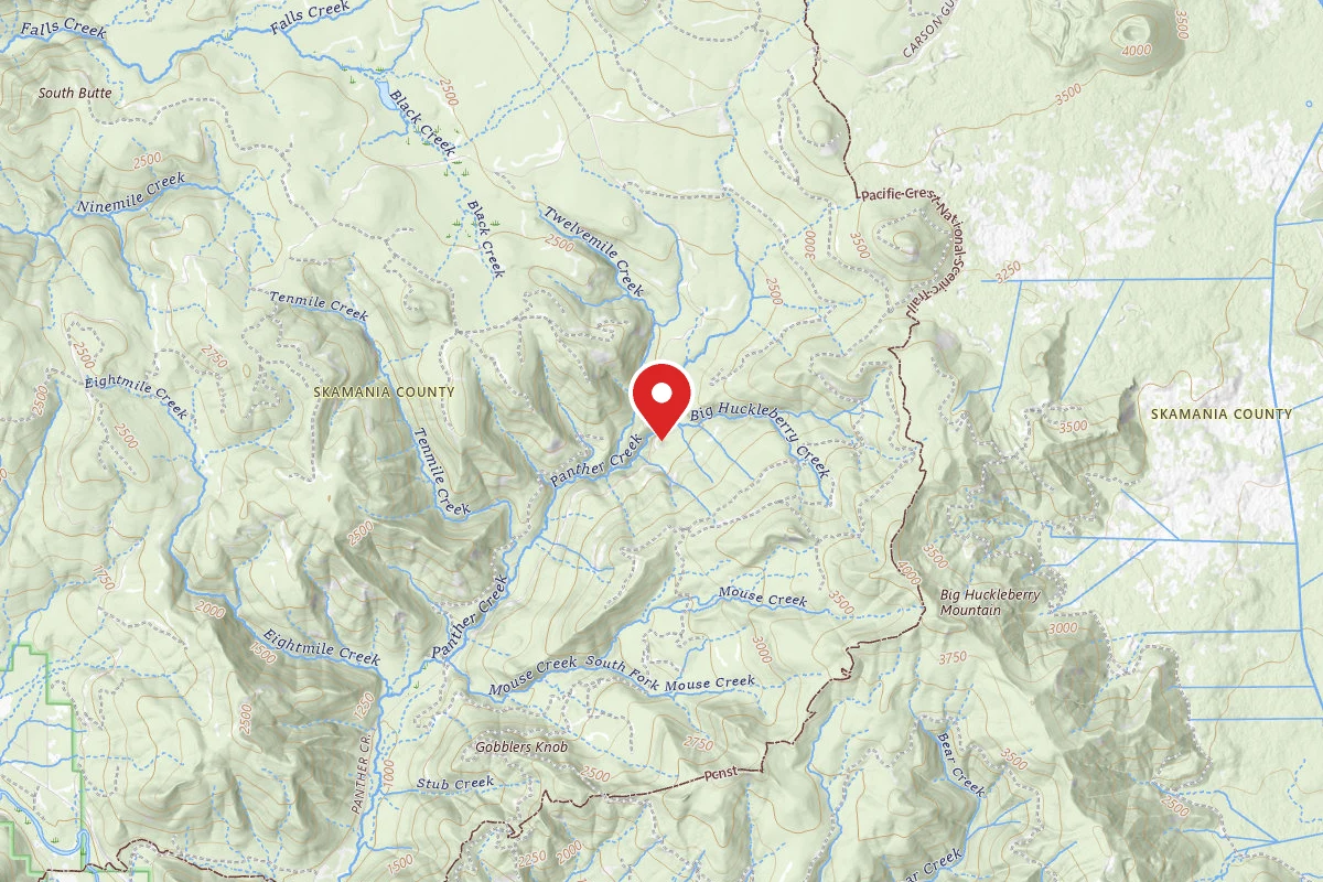 Dispersed Camping above Panther Creek Falls