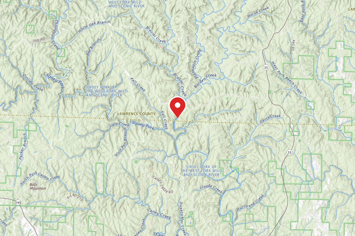 About Sipsey Wilderness Backcountry Site (Trail 200 Site E)