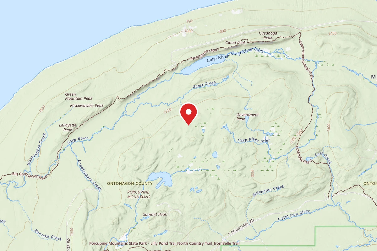 Porcupine Mountains Backcountry Camping
