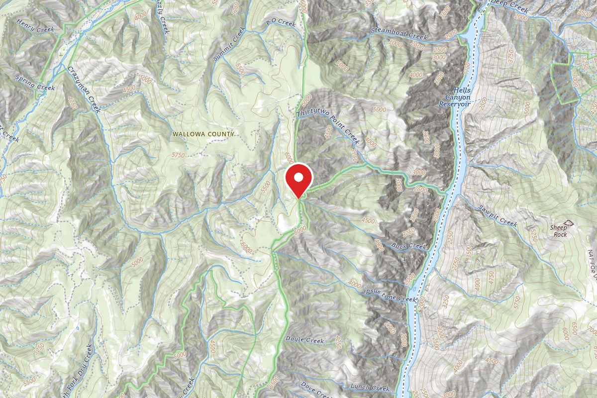 Buck Creek NRA Trailhead