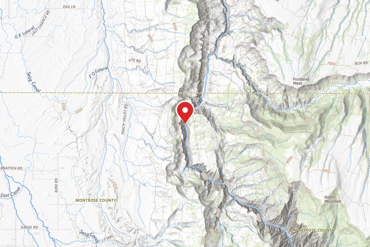BLM Gunnison Gorge Wilderness Campsites