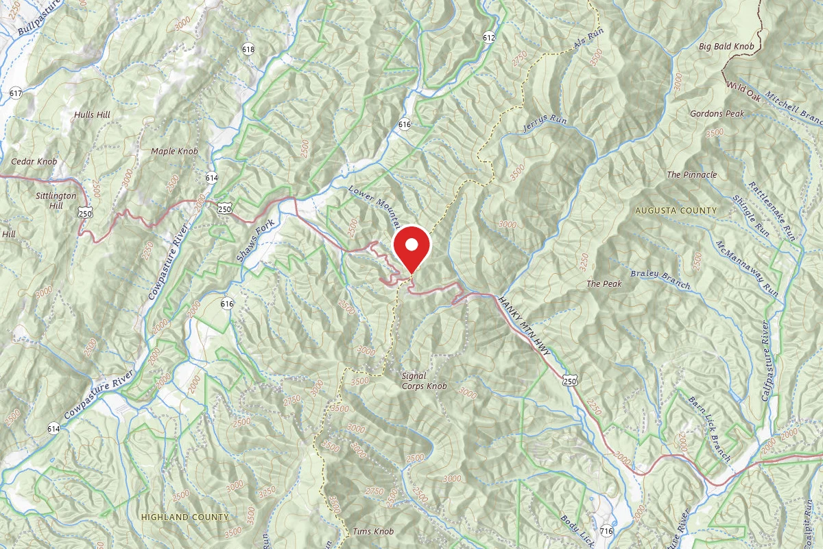 George Washington National Forest Shaws Fork Equestrian Campground