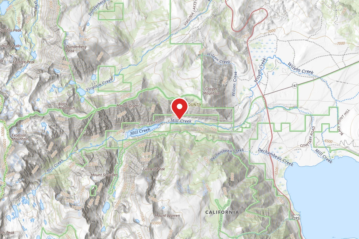 Lundy Canyon Campground