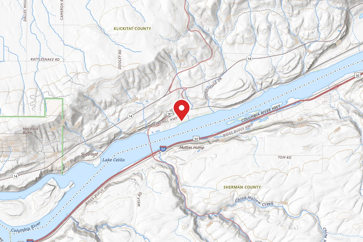 Peach Beach RV Park on the Columbia