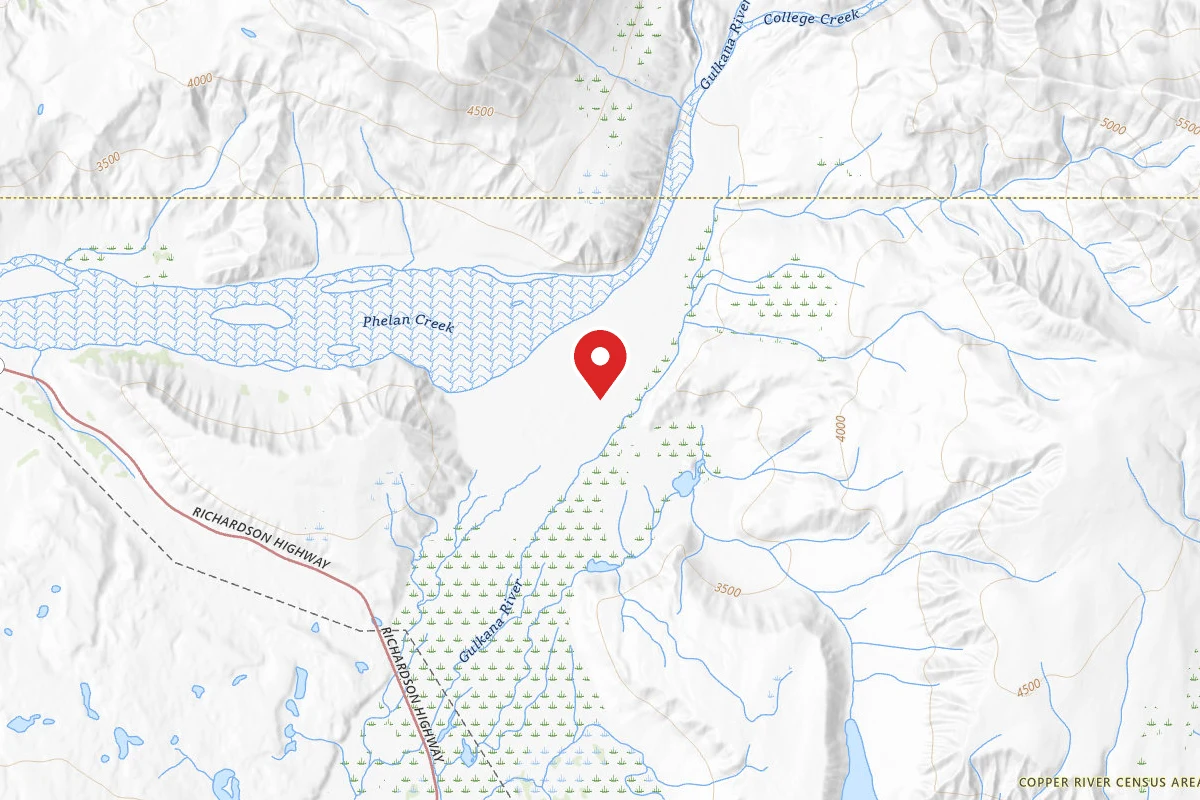 Isabell Pass, Gulkana Glacier Area