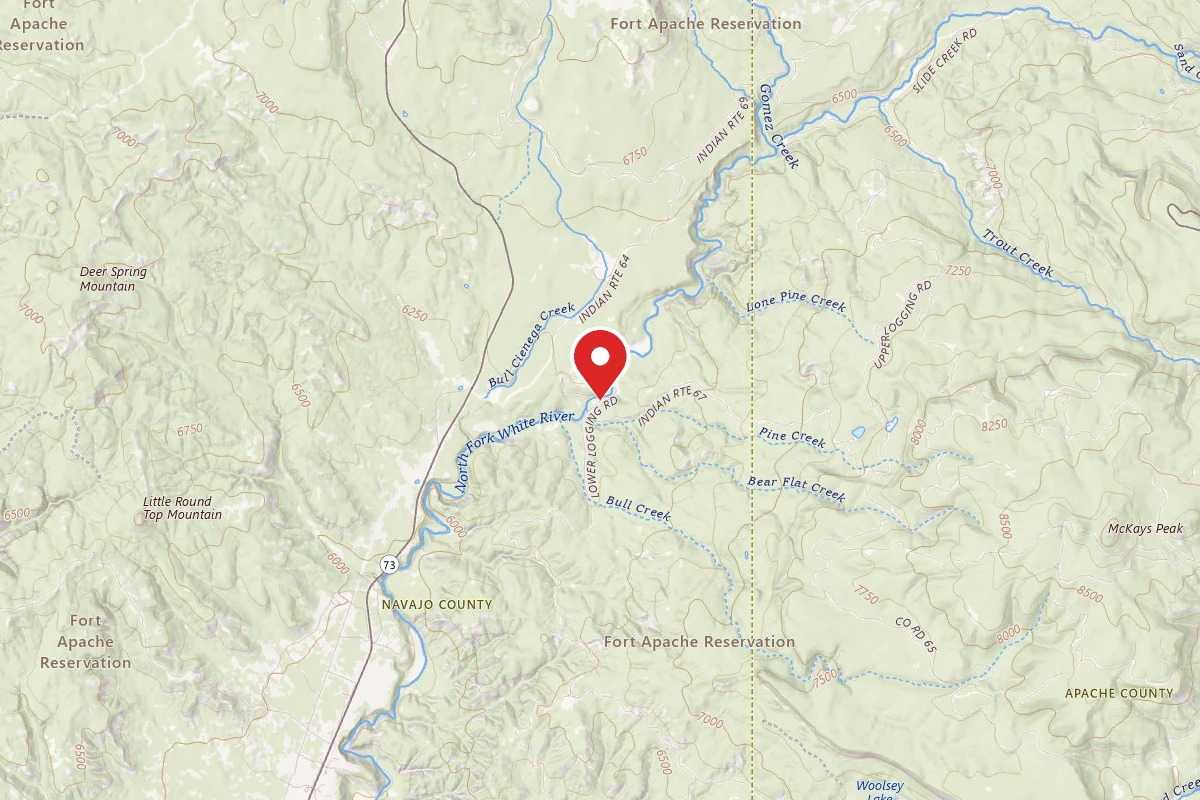 Lower Log Road Apache Indian Res