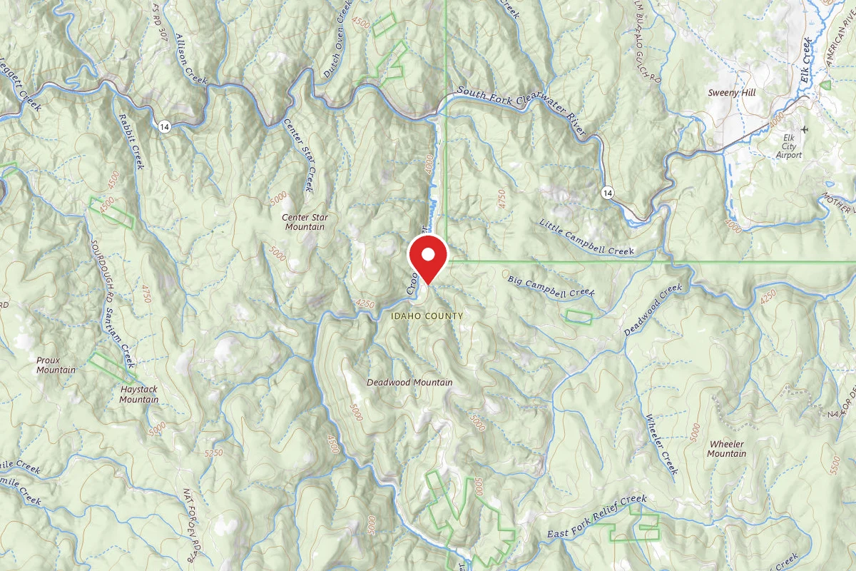 Nez Perce National Forest Crooked River Campground #4