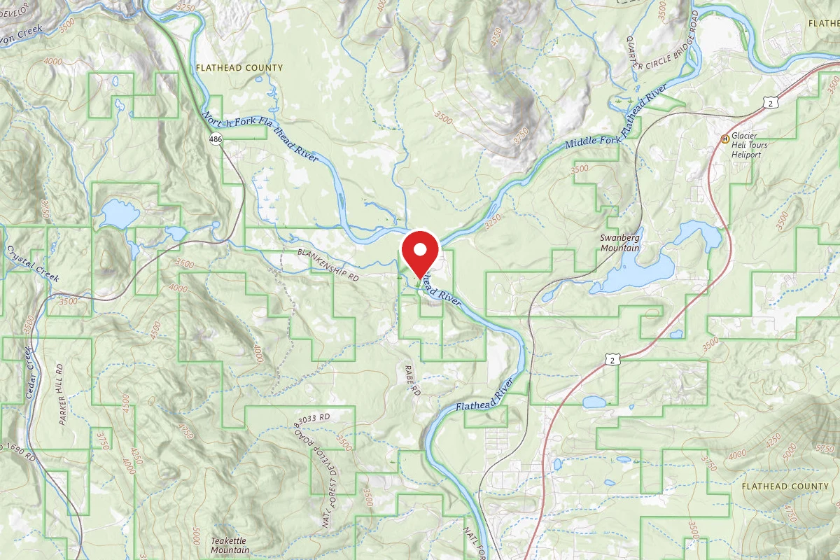 Middle Fork Flathead River Dispersed