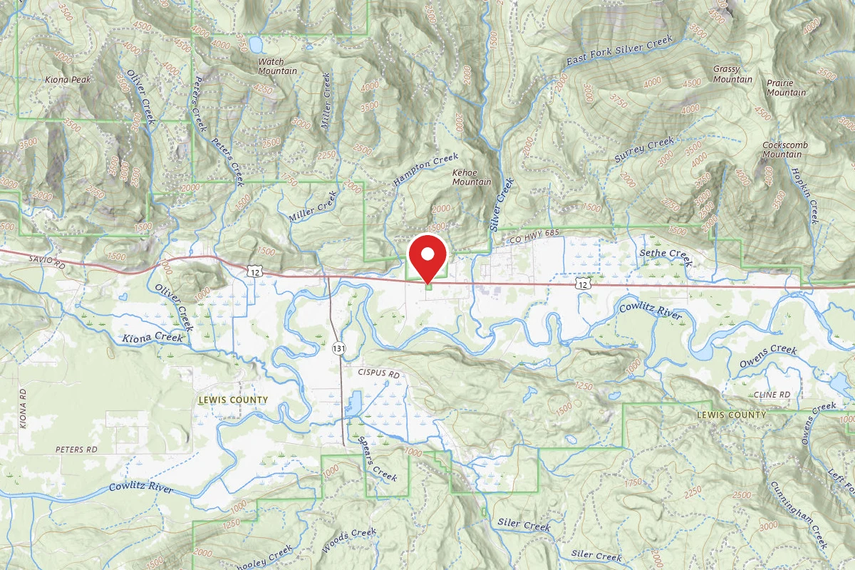 Cowlitz Valley area