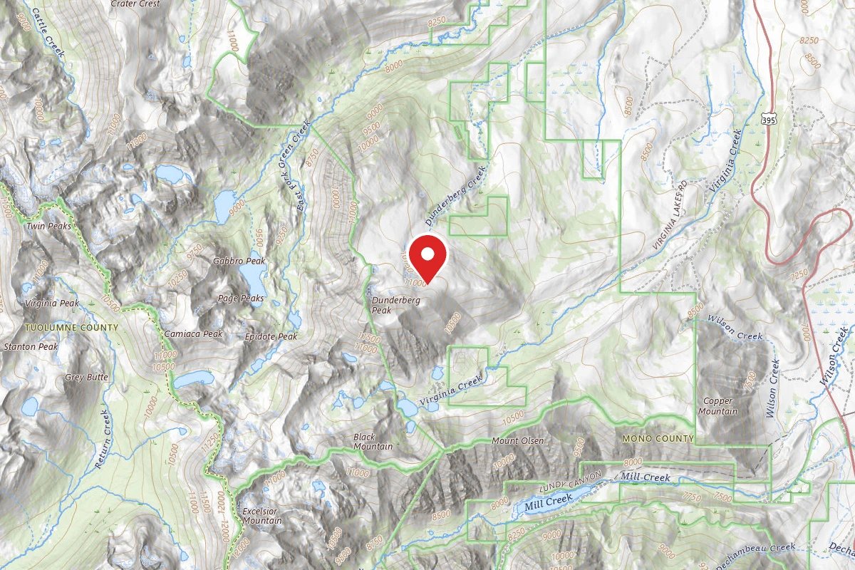Toiyabe National Forest Trumbull Lake Campground