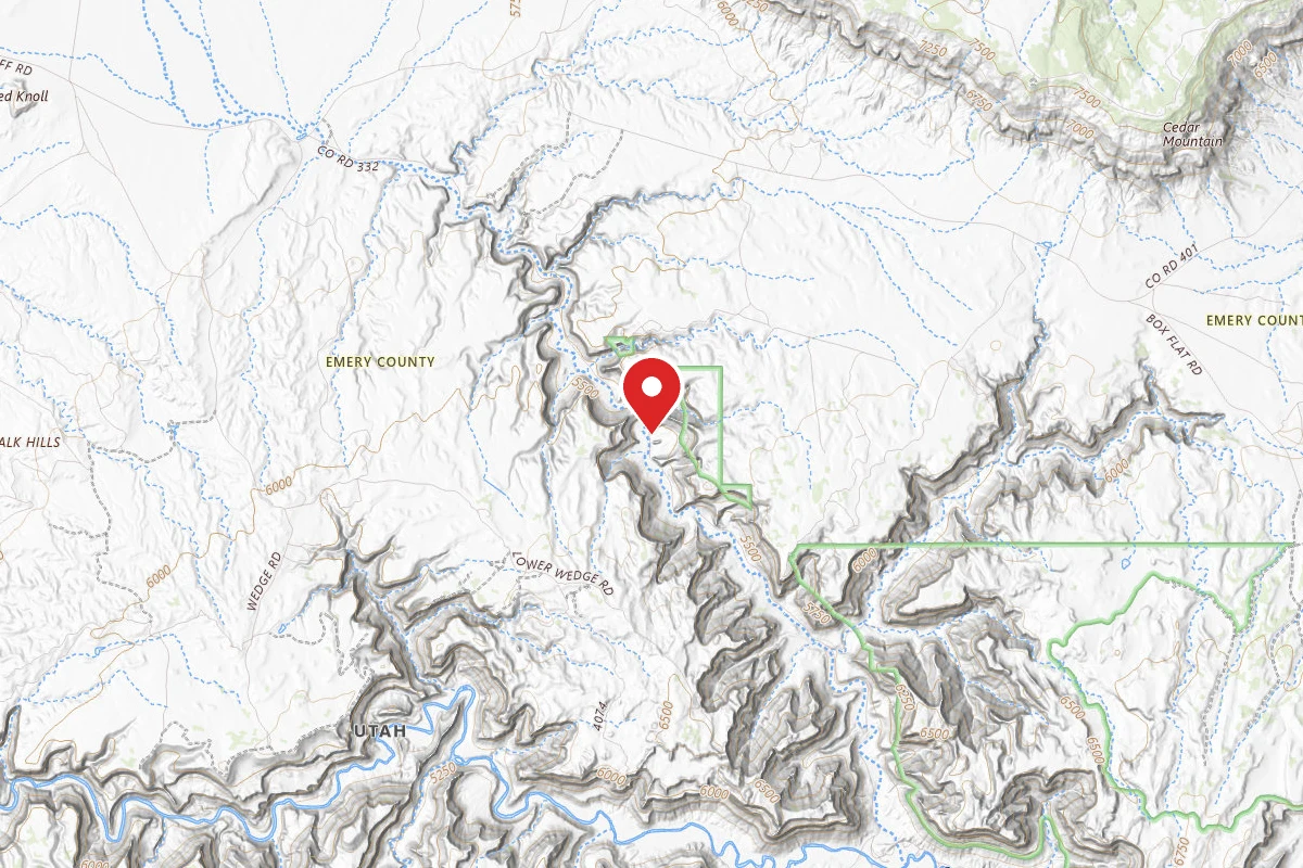 Buckhorn Draw Fee Campground Sites 18-21