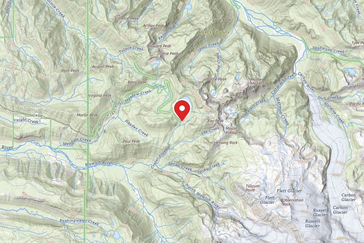 Mowich Lake Campground - Mount Rainier National Park