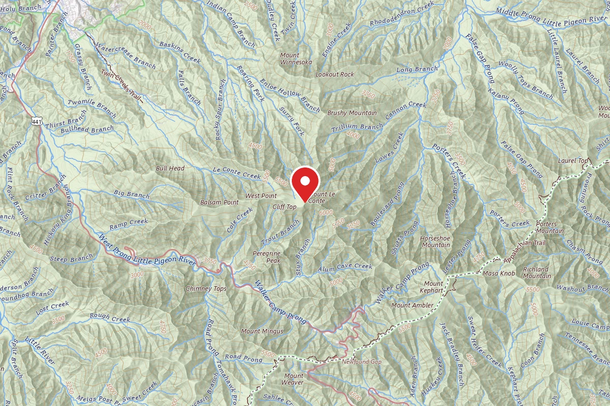 Great Smokies - Mt. LeConte Lodge Area