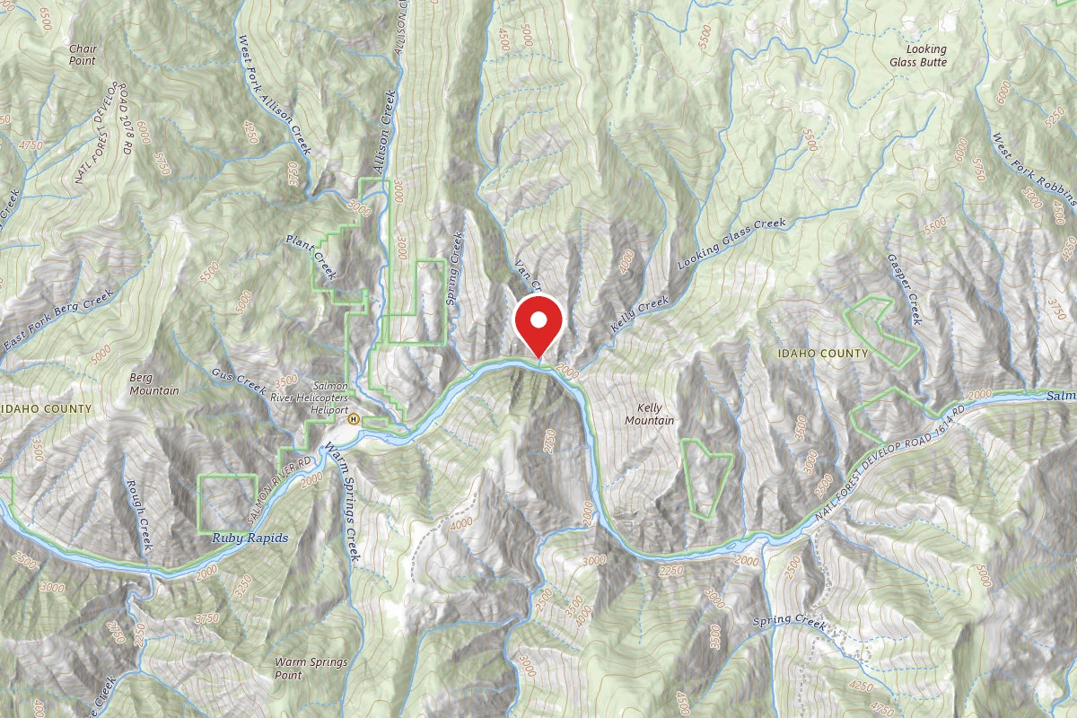 Nez Perce National Forest Van Creek Site
